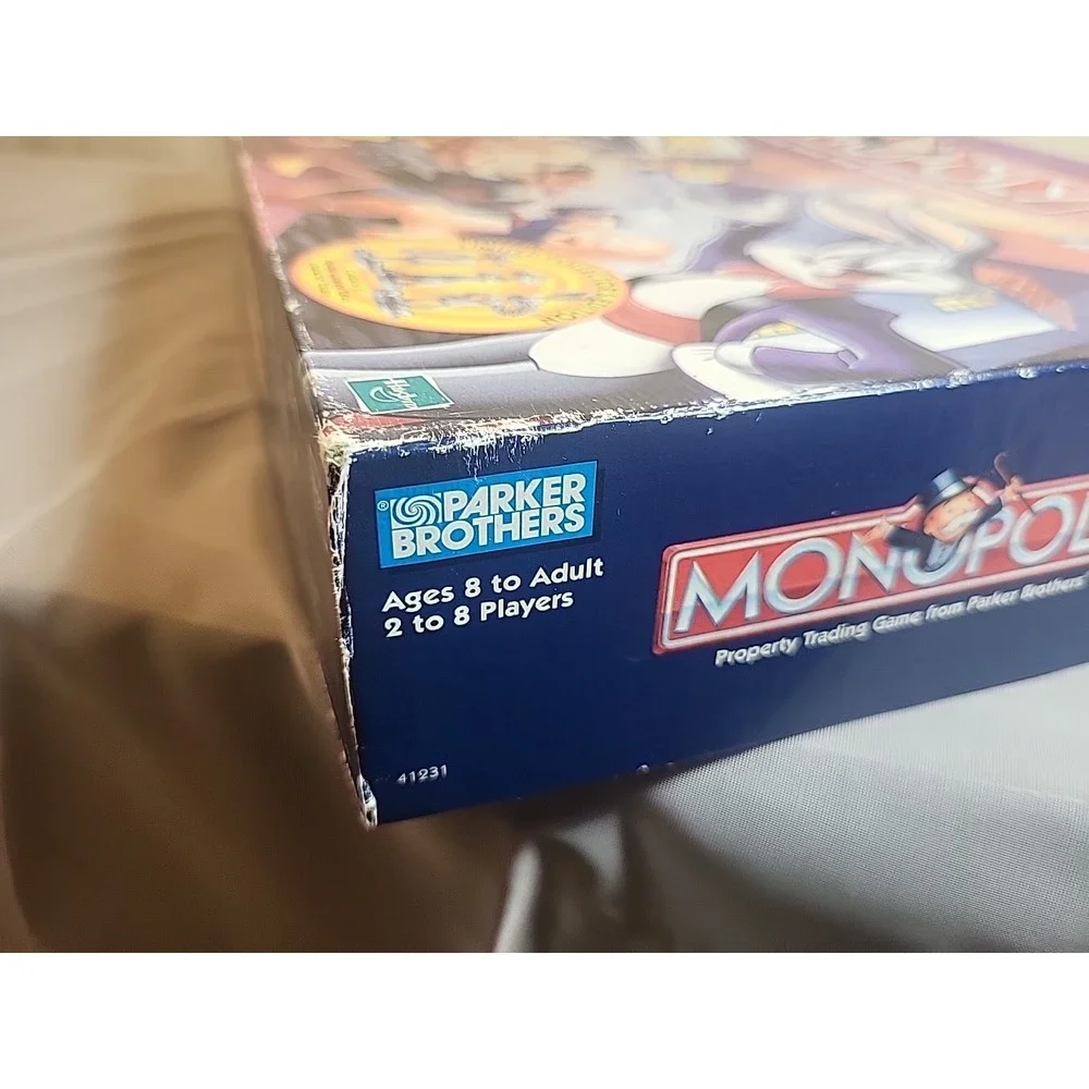 1999 Looney Tunes Monopoly Official Classic‎ Cartoon Limited Edition Vtg